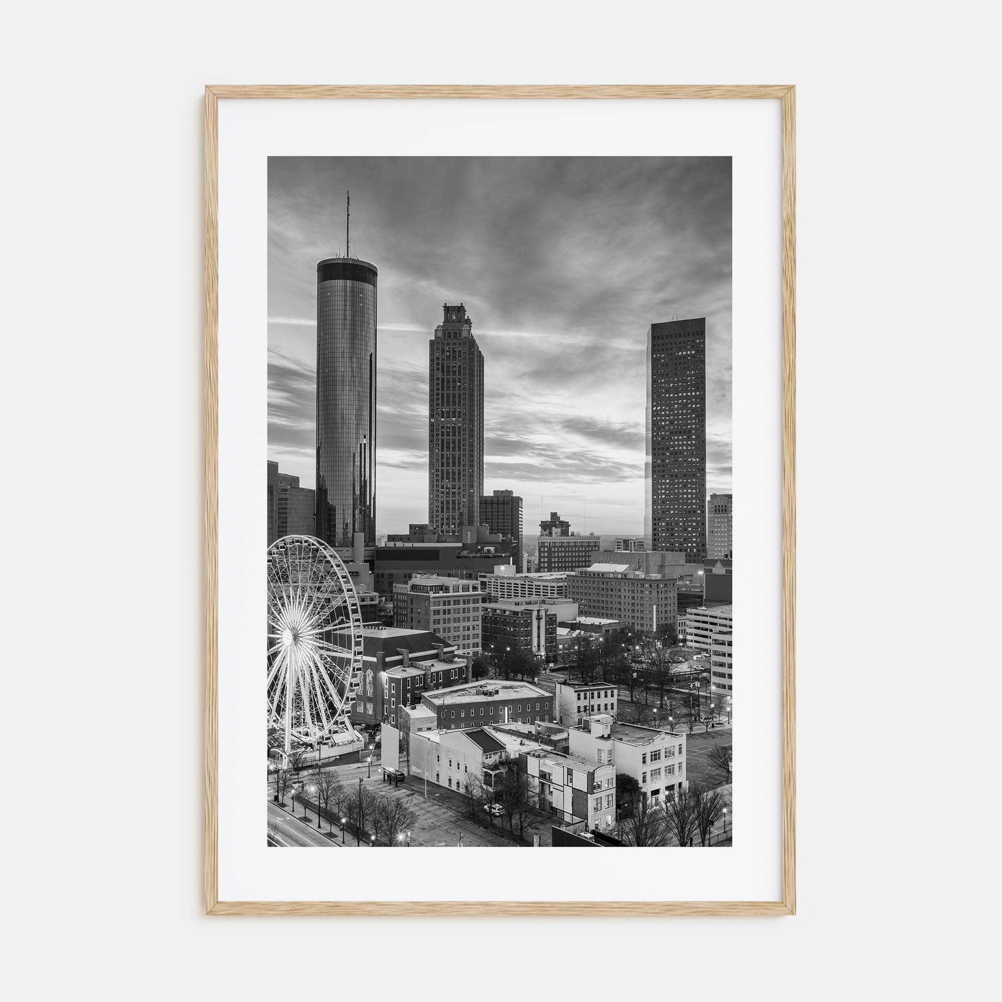 Atlanta Photo B&W No 1 Poster