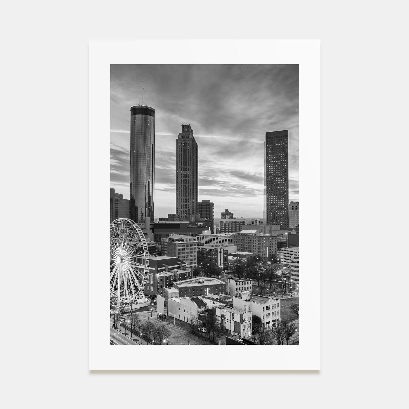 Atlanta Photo B&W No 1 Poster