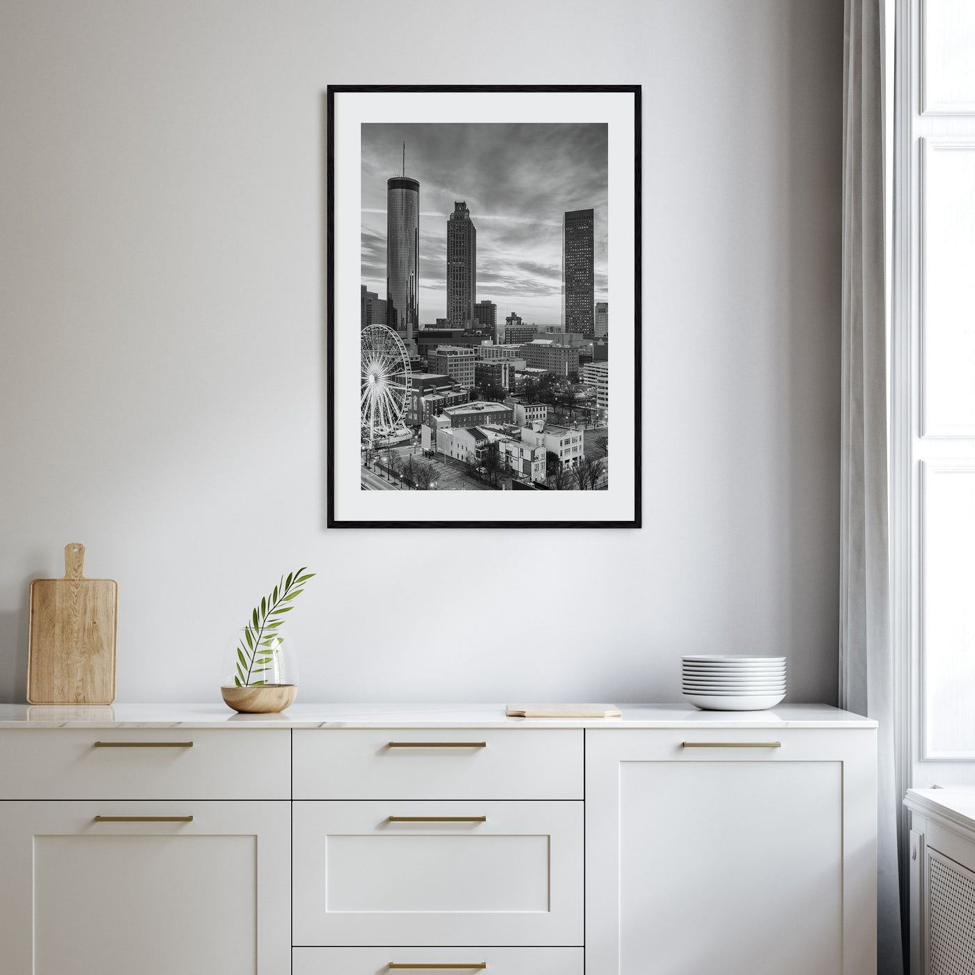 Atlanta Photo B&W No 1 Poster