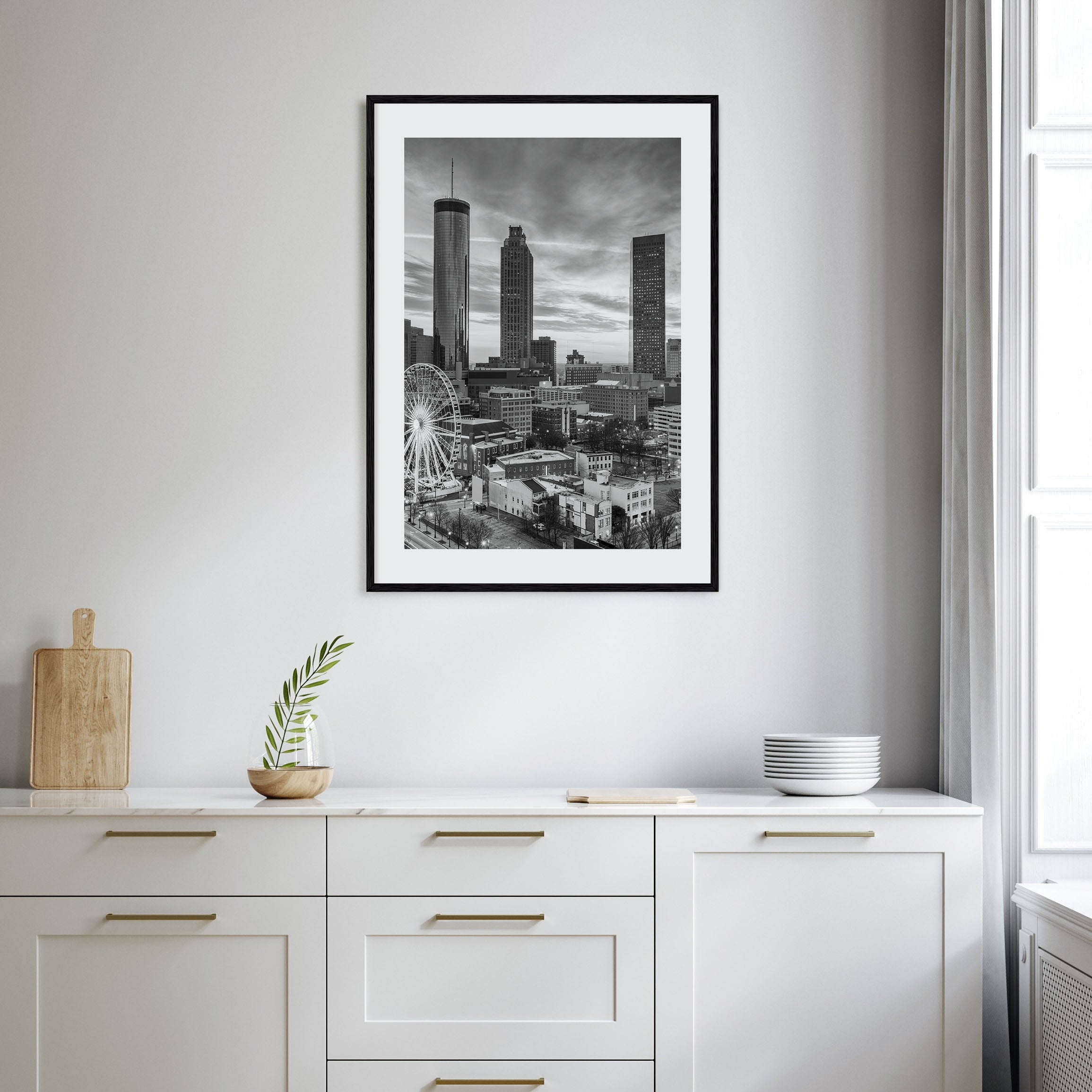Atlanta Photo B&W No 1 Poster