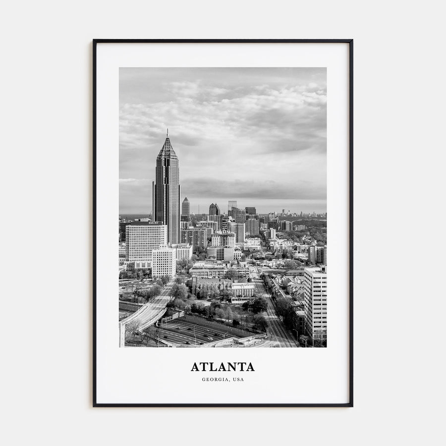 Atlanta Portrait B&W No 2 Poster