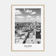 Atlanta Portrait B&W No 4 Poster