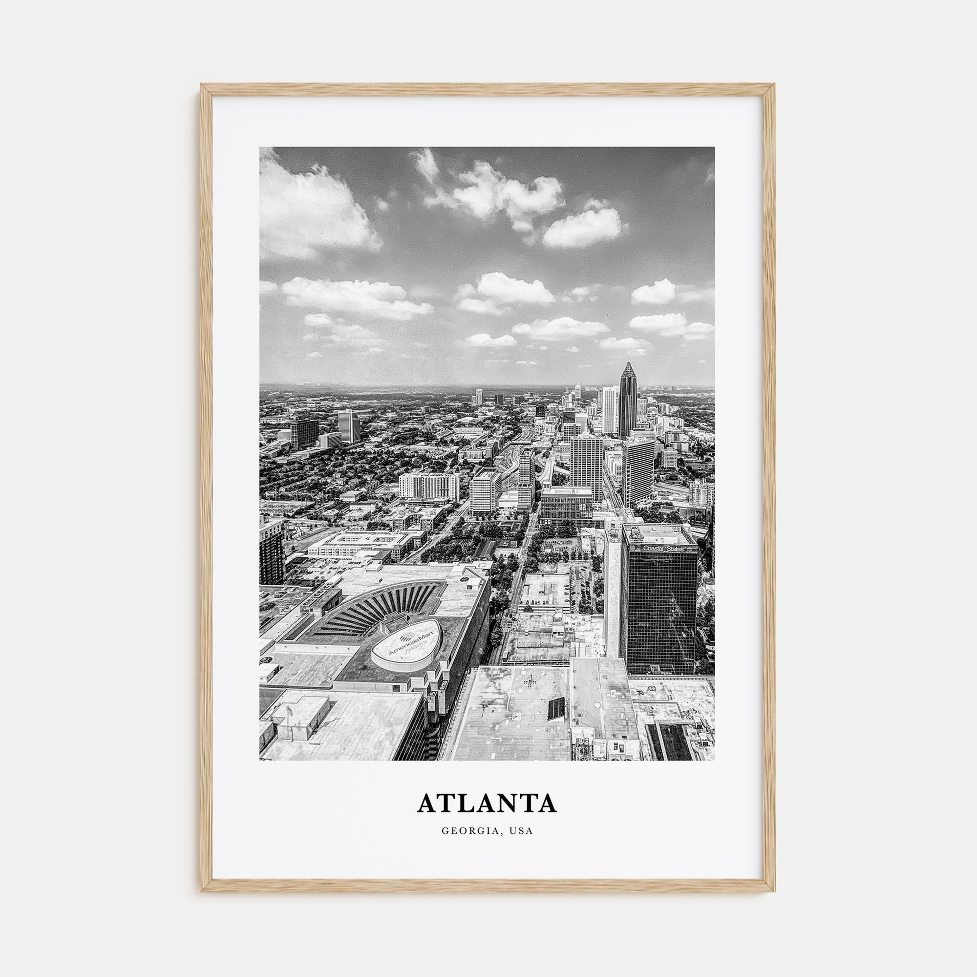 Atlanta Portrait B&W No 4 Poster