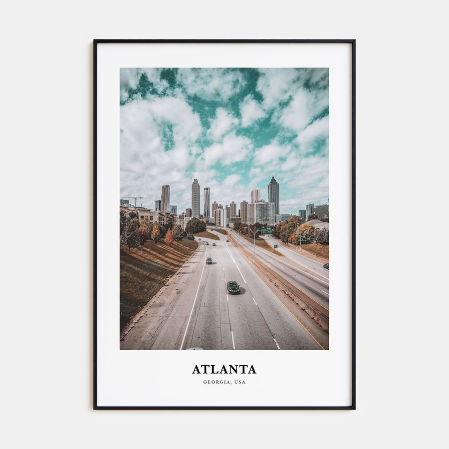 Atlanta Portrait Color No 1 Poster