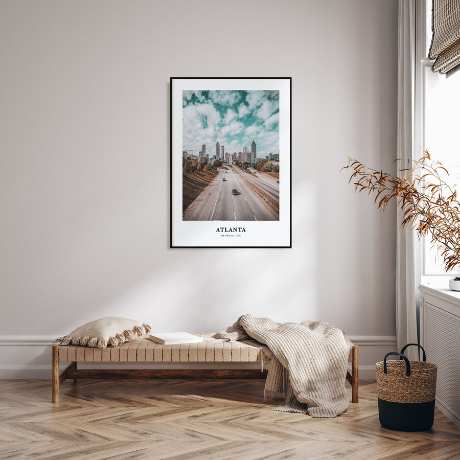 Atlanta Portrait Color No 1 Poster