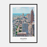 Atlanta Portrait Color No 2 Poster