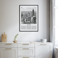 Atlanta Travel B&W No 1 Poster