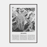 Atlanta Travel B&W No 3 Poster