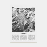 Atlanta Travel B&W No 3 Poster