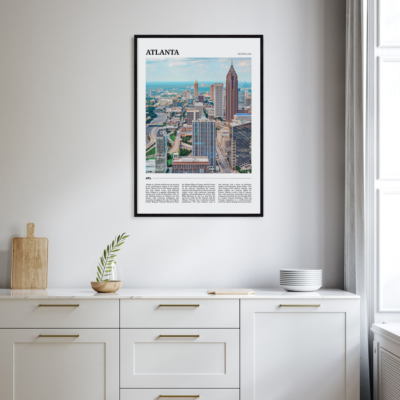 Atlanta Travel Color No 1 Poster