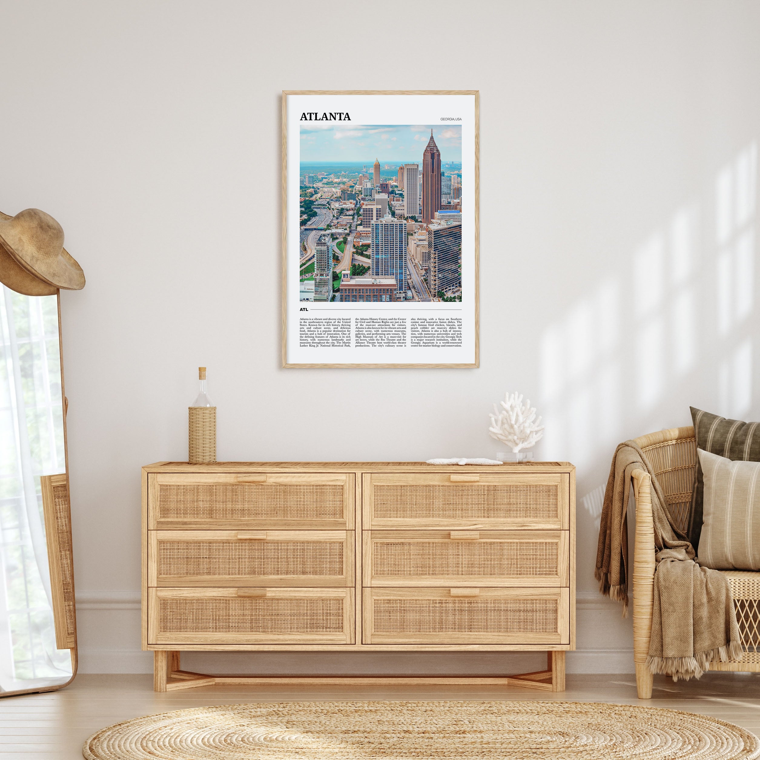 Atlanta Travel Color No 1 Poster