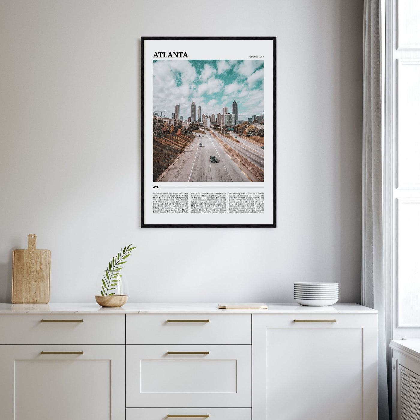 Atlanta Travel Color No 2 Poster