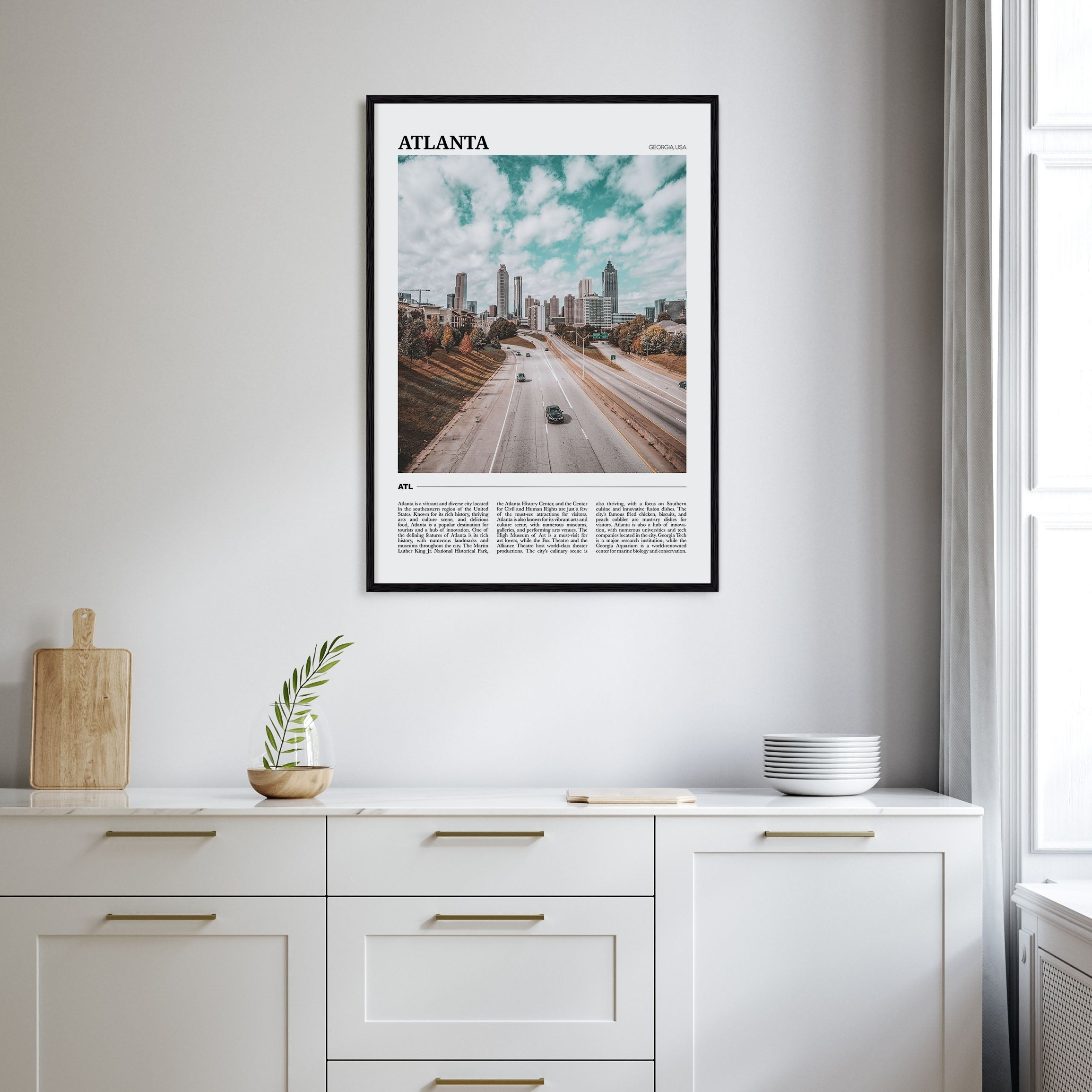 Atlanta Travel Color No 2 Poster