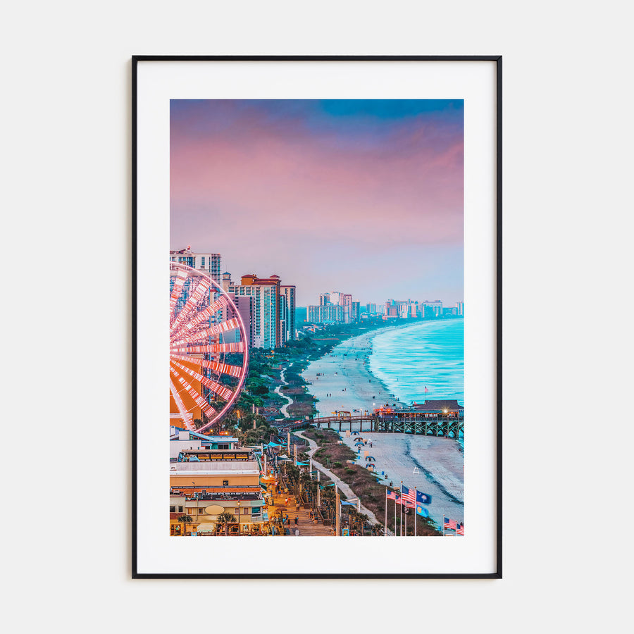 Atlantic City Photo Color Poster
