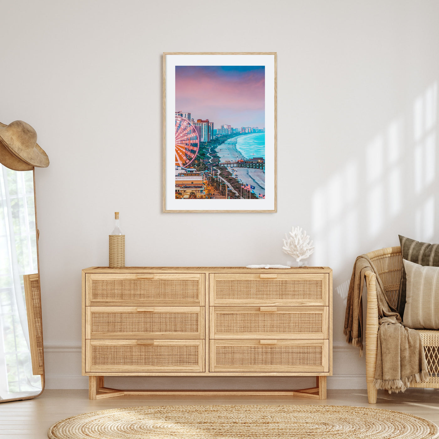 Atlantic City Photo Color Poster