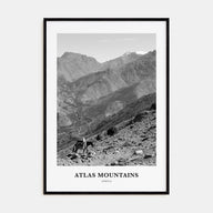 Atlas Mountains Portrait B&W Poster