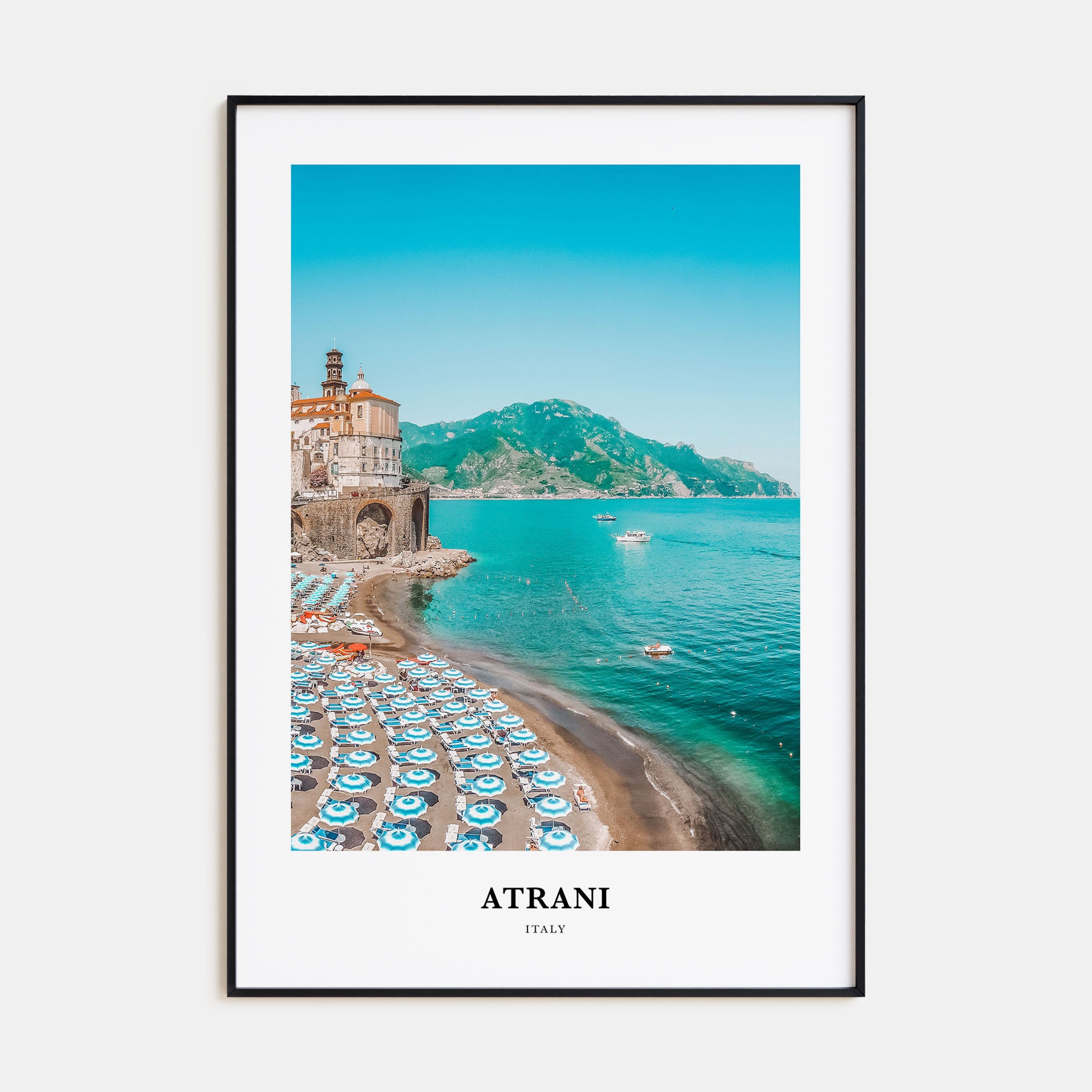 Atrani Portrait Color Poster