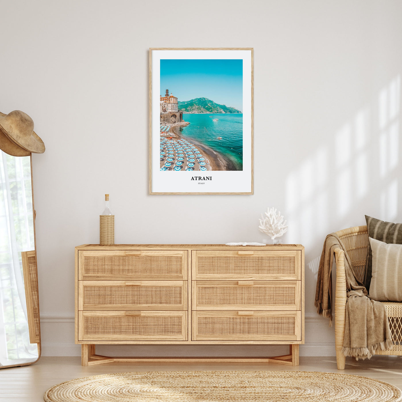 Atrani Portrait Color Poster