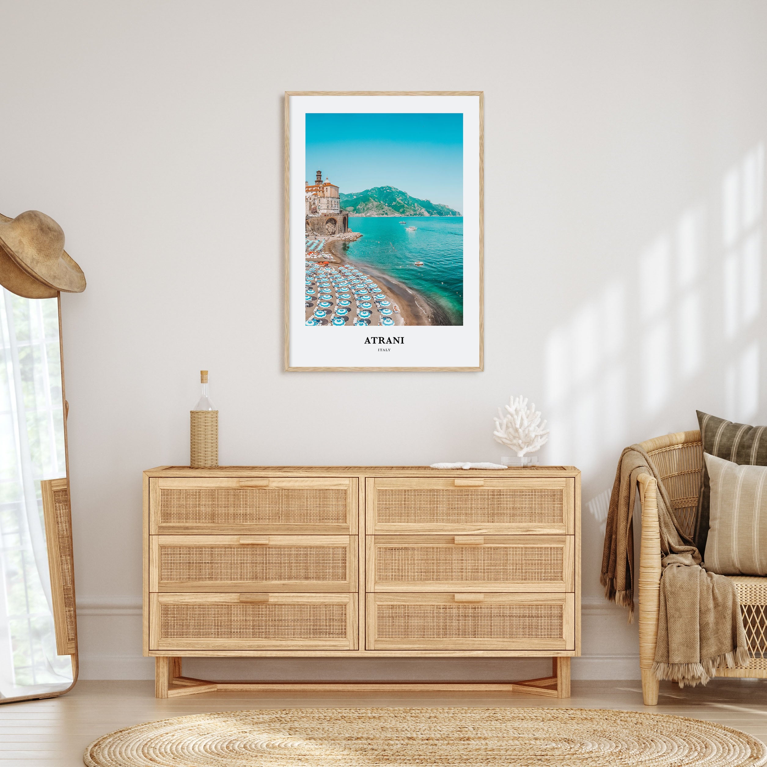 Atrani Portrait Color Poster