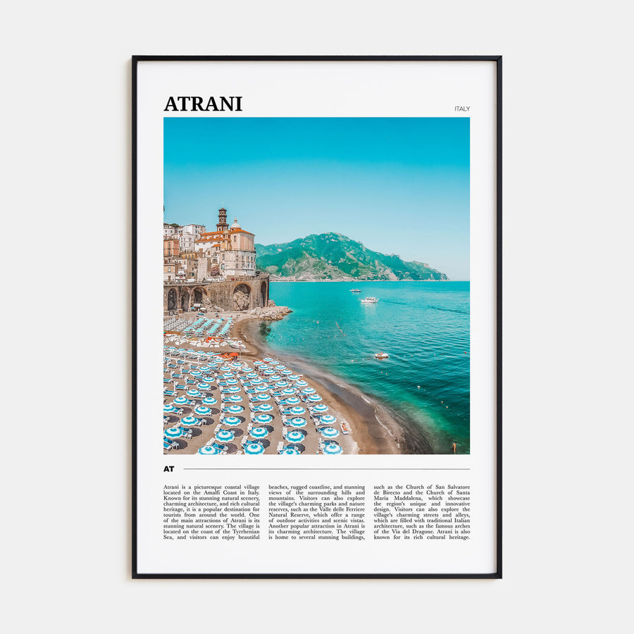 Atrani Travel Color Poster