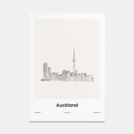Auckland Drawn Poster