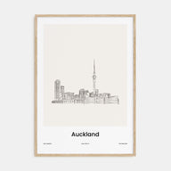 Auckland Drawn Poster