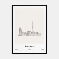 Auckland Drawn Poster