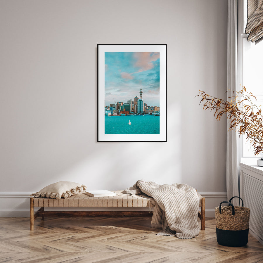 Auckland Photo Color Poster