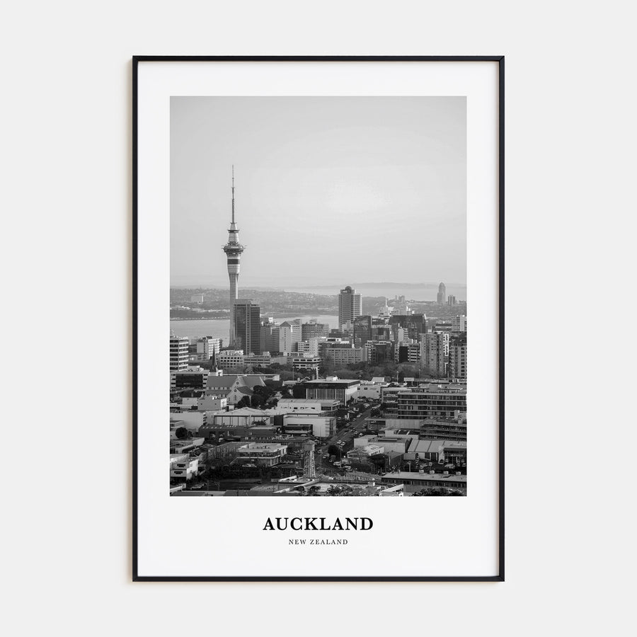 Auckland Portrait B&W No 1 Poster