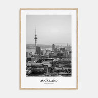 Auckland Portrait B&W No 1 Poster