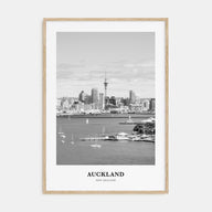 Auckland Portrait B&W No 2 Poster