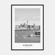 Auckland Portrait B&W No 2 Poster