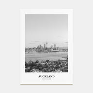 Auckland Portrait B&W No 3 Poster
