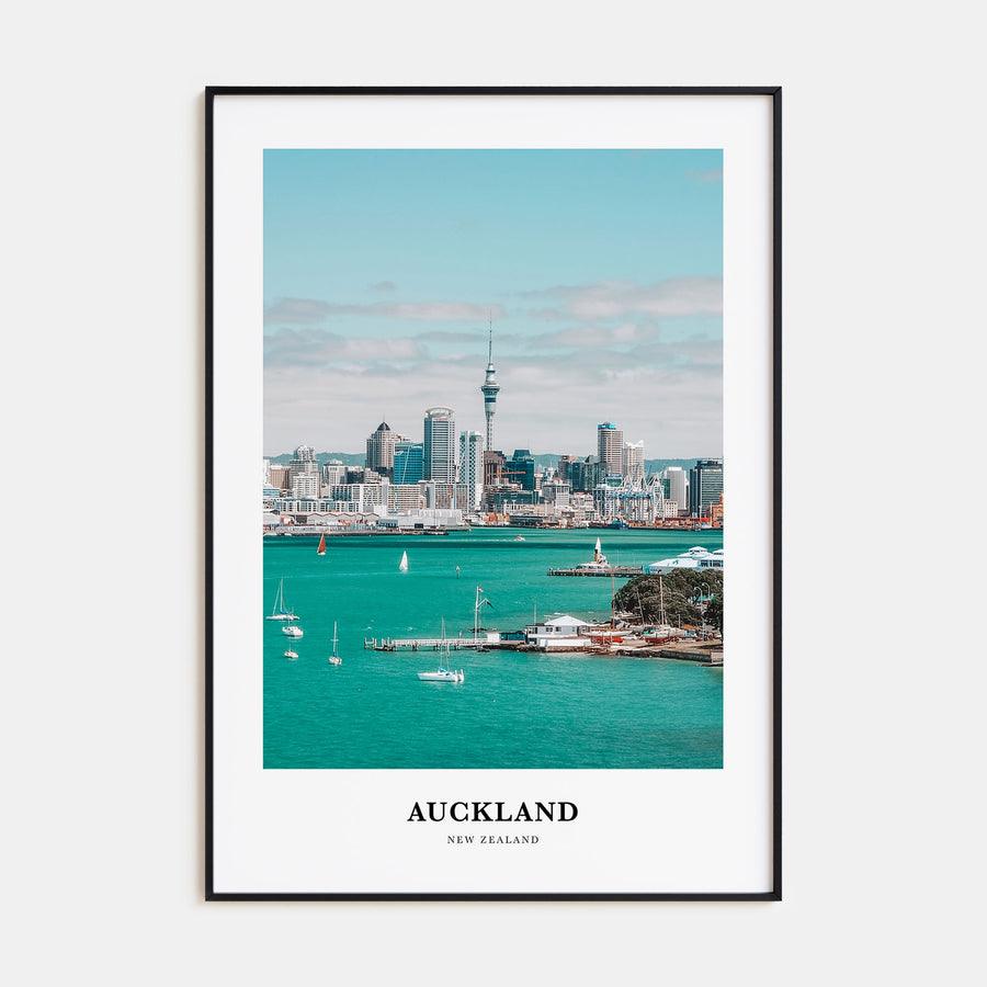 Auckland Portrait Color Poster