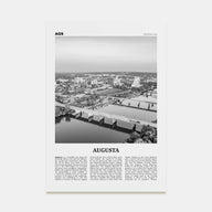 Augusta Travel B&W Poster