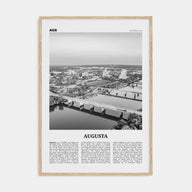 Augusta Travel B&W Poster