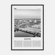 Augusta Travel B&W Poster