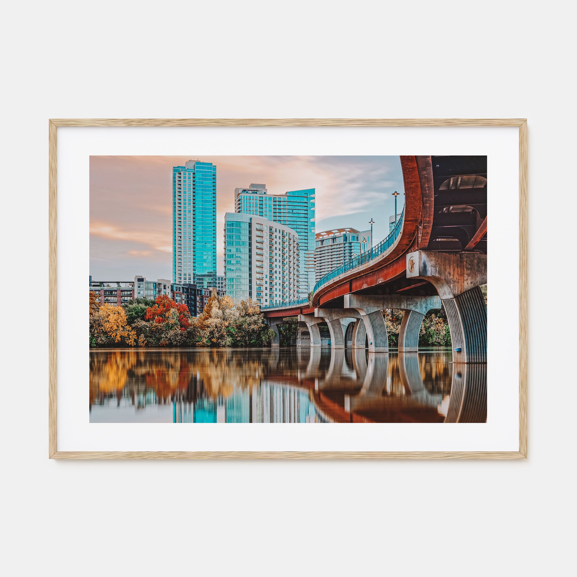 Austin Landscape Color Poster