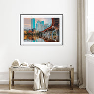 Austin Landscape Color Poster