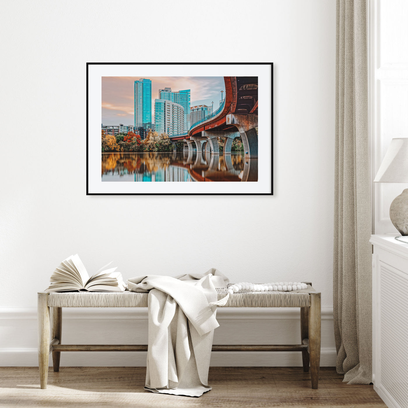 Austin Landscape Color Poster