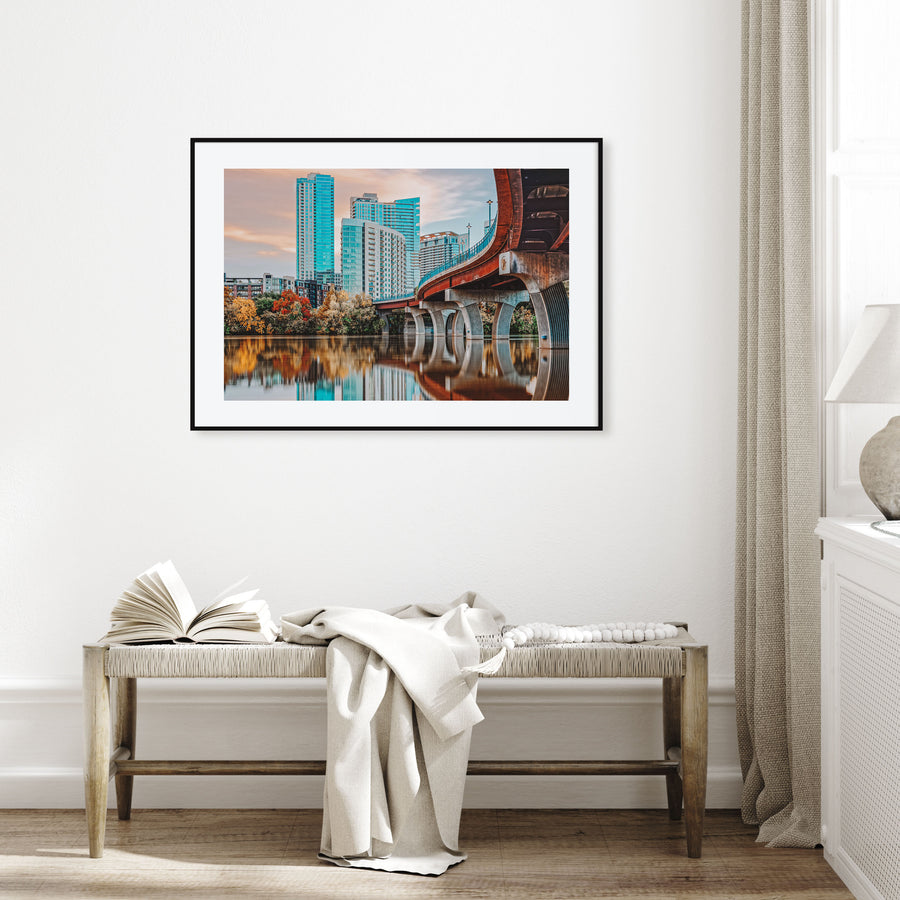 Austin Landscape Color Poster