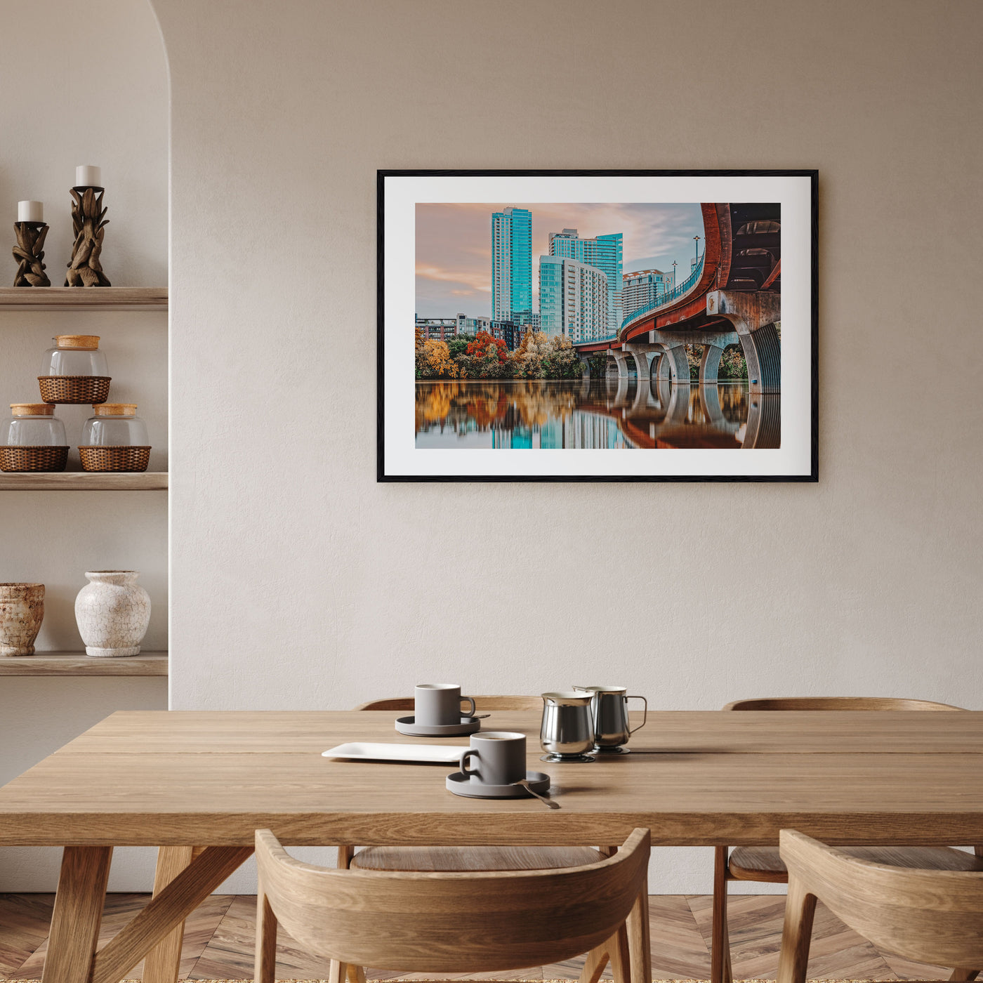 Austin Landscape Color Poster