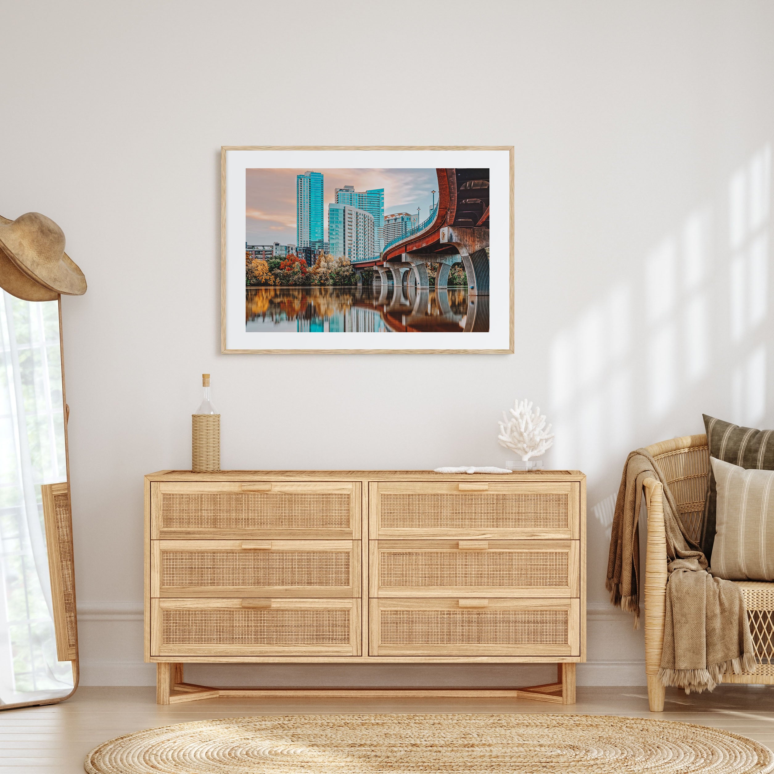 Austin Landscape Color Poster