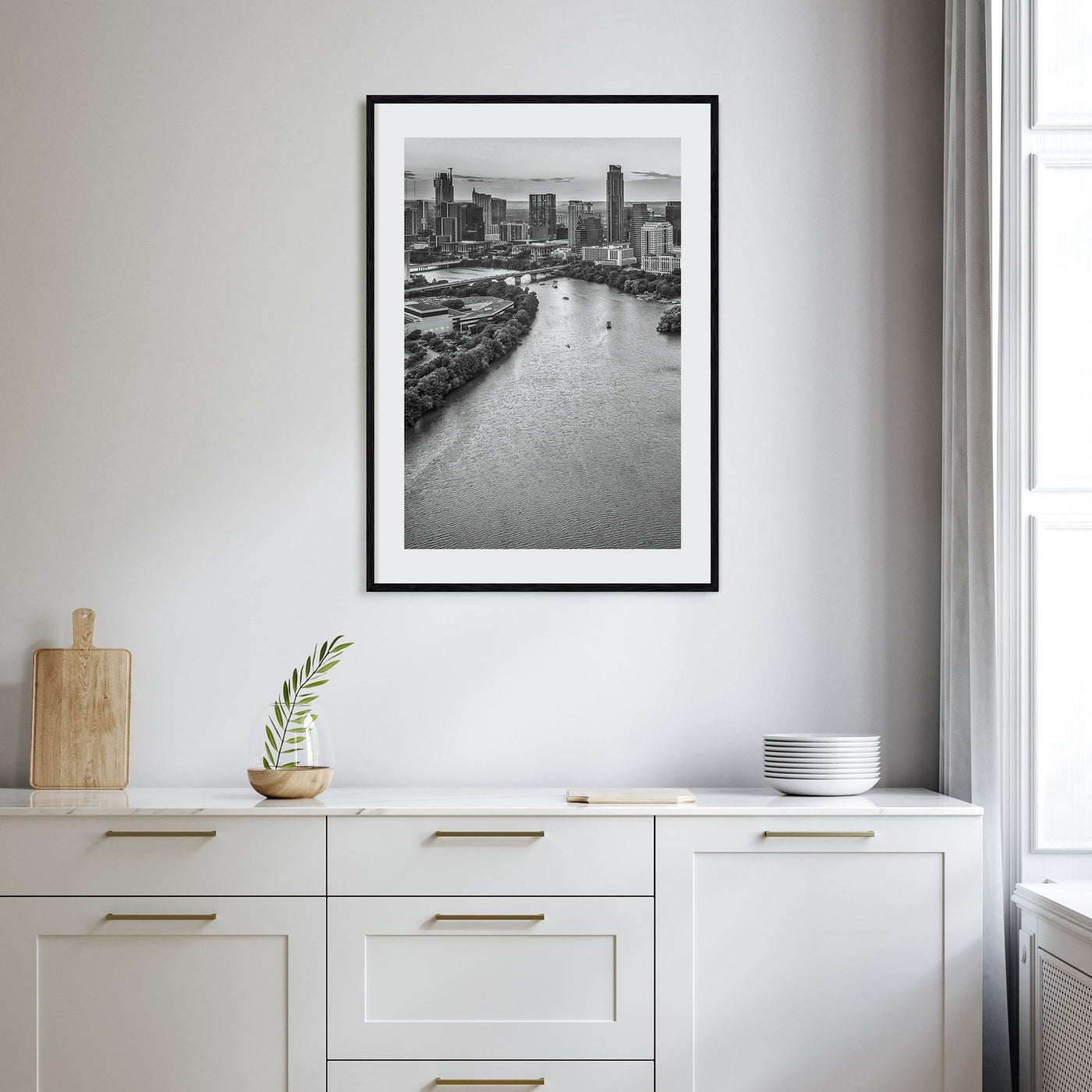 Austin Photo B&W No 1 Poster