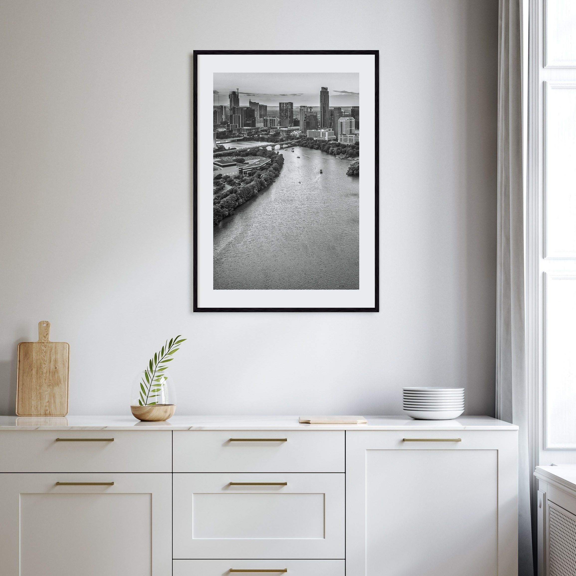 Austin Photo B&W No 1 Poster