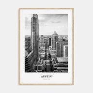 Austin Portrait B&W No 2 Poster