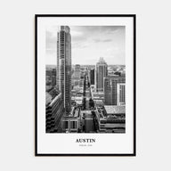 Austin Portrait B&W No 2 Poster