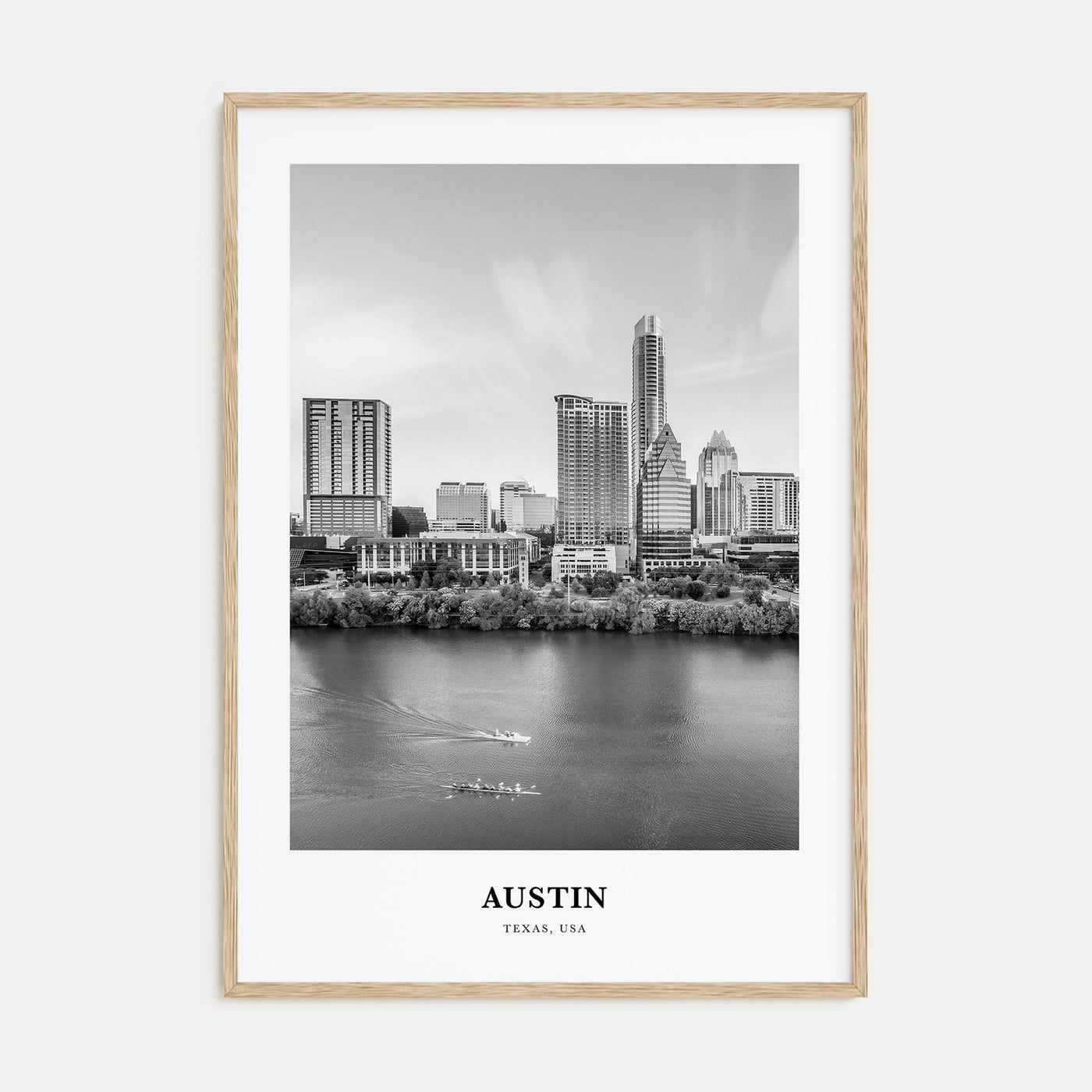 Austin Portrait B&W No 3 Poster