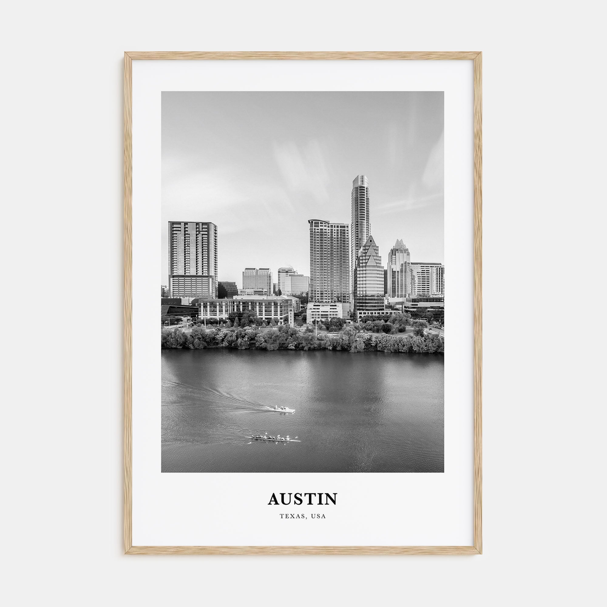 Austin Portrait B&W No 3 Poster