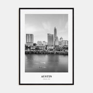Austin Portrait B&W No 3 Poster